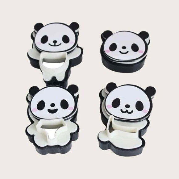 Panda Cookie Cutters Stencils Set of 4 (12 pcs.) - Baking Cooking Home Kitchen - Picture 8 of 8